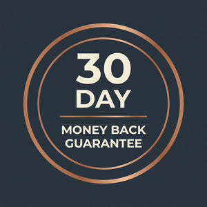 30-day money back guarantee seal